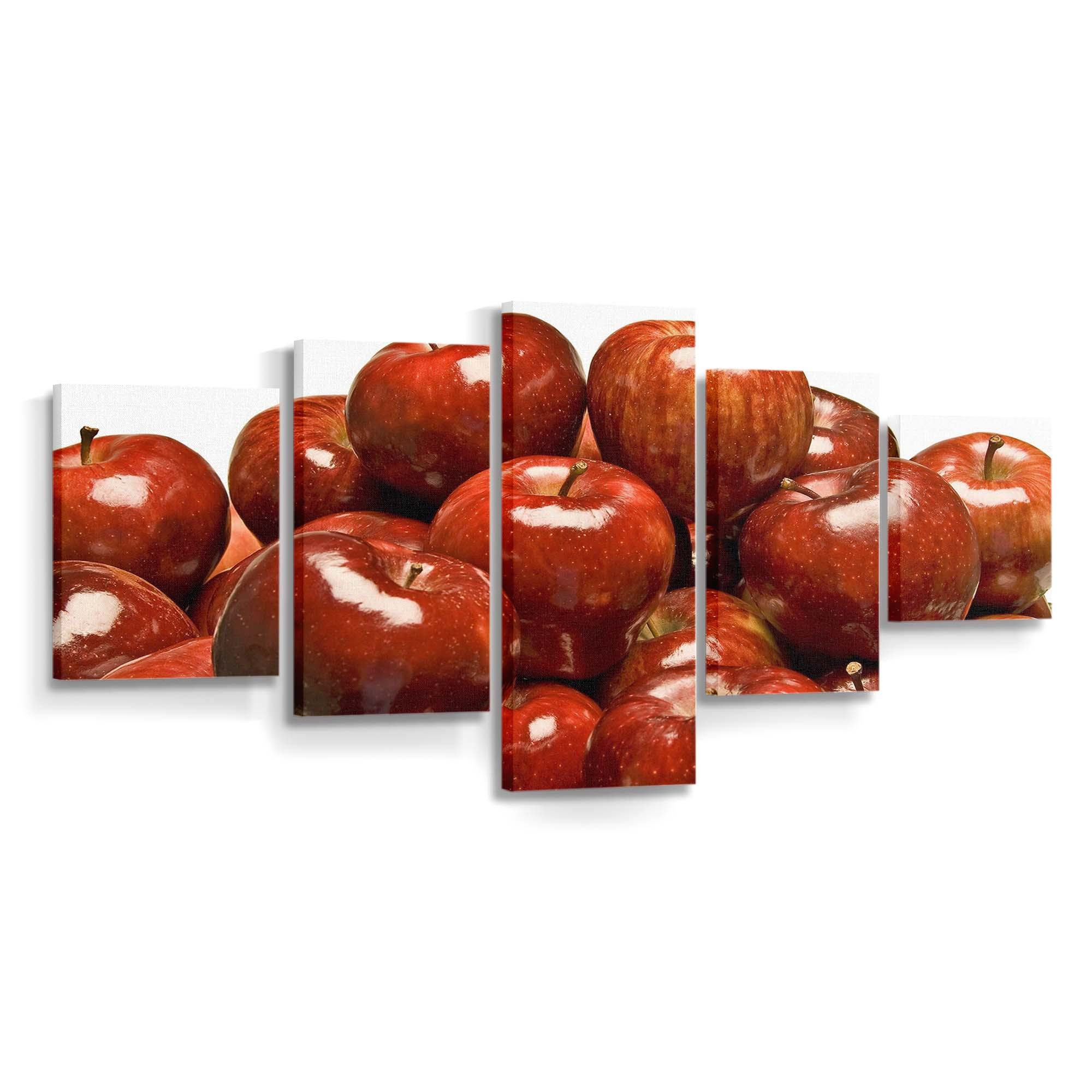 shiny red apples wallpaper